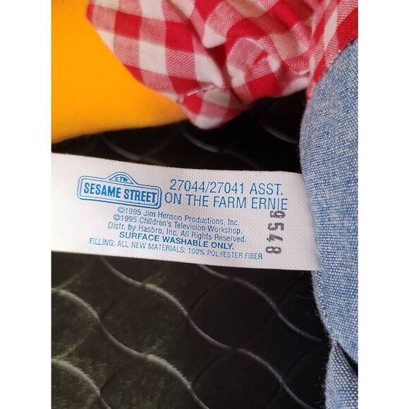 Vintage Playskool Ernie From Sesame Street Singing Stuffed Animal Plush B12 - Picture 5 of 8